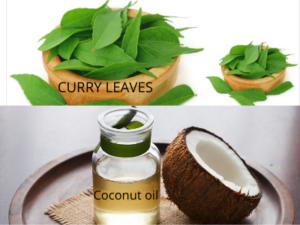 Curry leaves and Coconut Oil Combo