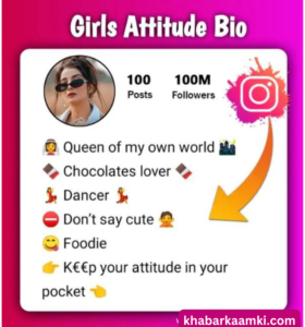 Best 999 Instagram Bio For Girls Instagram Stylish and Attitude bio